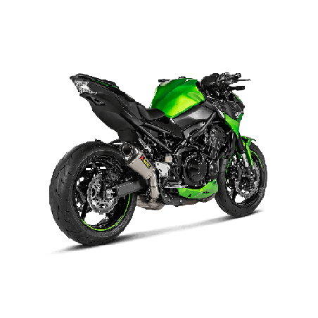 Akrapovic Silenziatore Non omologato Carbonio Titanio per Kawasaki Z 900 2020-2024