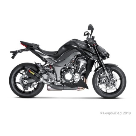 Akrapovic Collettori Omologato Carbonio per Kawasaki Z 1000 2014-2018