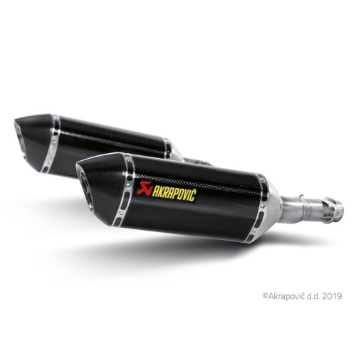 Akrapovic Silenziatore Omologato Carbonio per Kawasaki Z 1000 / Z 1000 SX 2010-2013