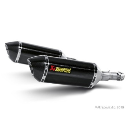 Akrapovic Silenziatore Omologato Carbonio per Kawasaki Z 1000 / Z 1000 SX 2010-2013
