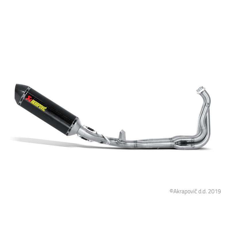 Akrapovic Scarico Completo Non omologato Carbonio Inox per Kawasaki Z 1000 / Z 1000 SX 2014-2020