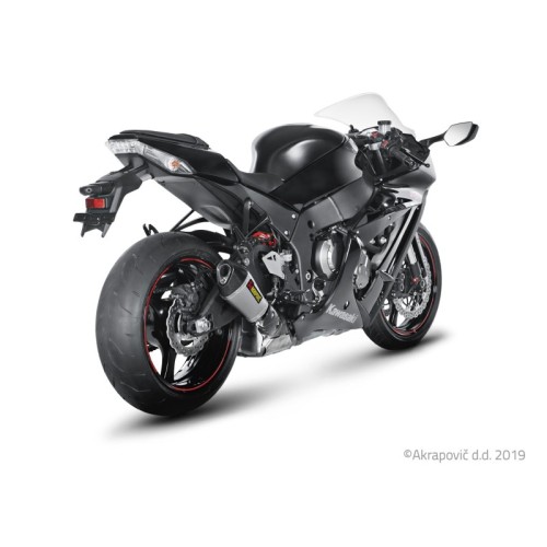 Akrapovic Silenziatore Omologato Carbonio Titanio per Kawasaki ZX- R 2010 / 2011-2015
