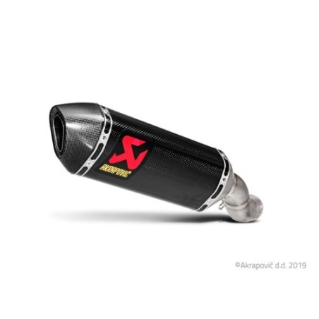 Akrapovic Silenziatore Omologato Carbonio per Kawasaki ZX- R 2010 / 2016-2020