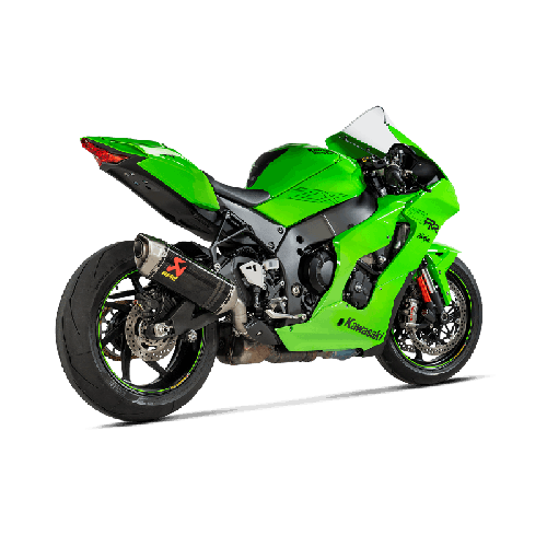 Akrapovic Slip-On Omologato Carbonio Titanio per Kawasaki ZX- R 2010 / 2021-2024
