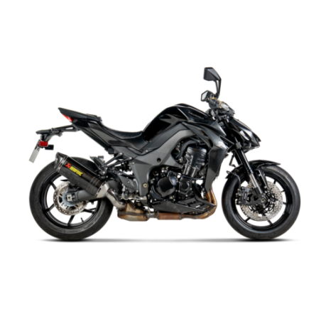 Akrapovic Slip-On Omologato Carbonio per Kawasaki Z1100 2025-2026