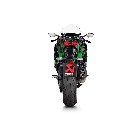 Akrapovic Silenziatore Omologato Titanio per Kawasaki NINJA H2 SX 2021-2026