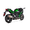 Akrapovic Silenziatore Omologato Titanio per Kawasaki NINJA H2 SX 2021-2026