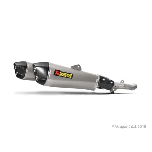 Akrapovic Silenziatore Omologato Titanio per Kawasaki ZZR 1400 / ZX R 2014 / 2012-2020