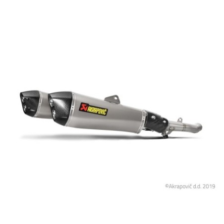 Akrapovic Silenziatore Omologato Titanio per Kawasaki ZZR 1400 / ZX R 2014 / 2012-2020