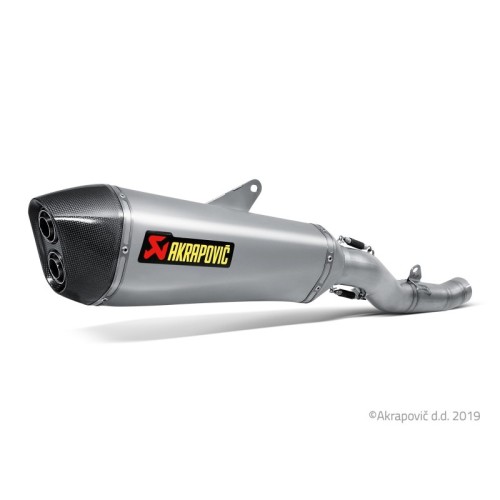 Akrapovic Silenziatore Omologato Carbonio Titanio per Kawasaki 1400 GTR / CONCOURS 1400 GTR CONCOURS 2014 / 2008-2017
