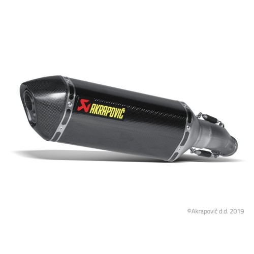 Akrapovic Silenziatore Omologato Carbonio per Suzuki GSX-R 600 / GSX-R 750 2011-2017
