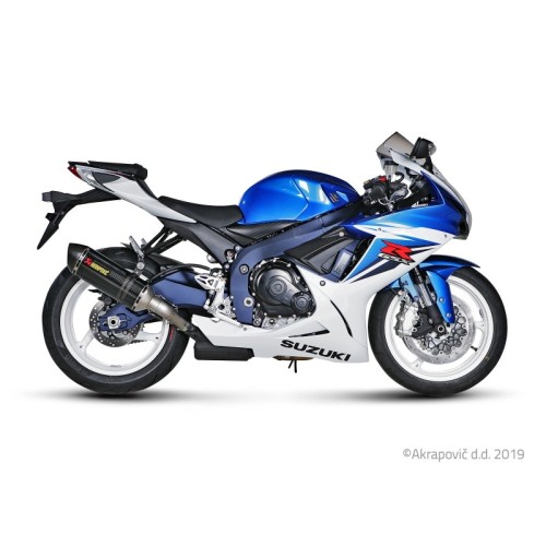Akrapovic Silenziatore Omologato Carbonio per Suzuki GSX-R 600 / GSX-R 750 2011-2017