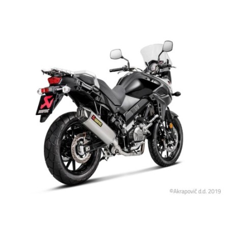 Akrapovic Scarico Completo Non omologato per Suzuki V-STROM 650 2017-2024