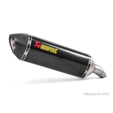 Akrapovic Silenziatore Omologato Carbonio per Suzuki GSX-S 750 2017-2020