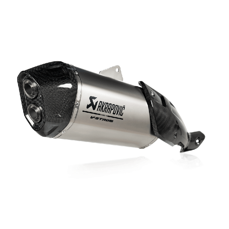 Akrapovic Slip-On Omologato Carbonio Titanio per Suzuki V-STROM 800DE 2022-2026