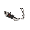 Akrapovic Scarico Completo Non omologato Carbonio Inox per Suzuki GSX-8S / 8R / 8T / 8TT 2022-2026