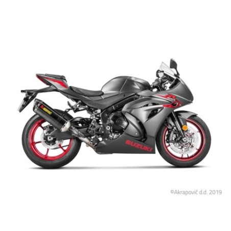 Akrapovic Silenziatore Omologato Carbonio per Suzuki GSX-R 1000 2017-2025