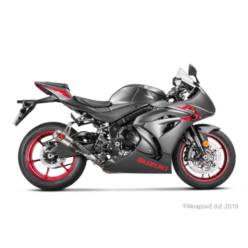 Akrapovic Silenziatore Non omologato per Suzuki GSX-R 1000 2017-2025