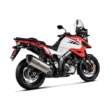 Akrapovic Silenziatore Omologato Carbonio Titanio per Suzuki V-STROM 1000 2015-2019