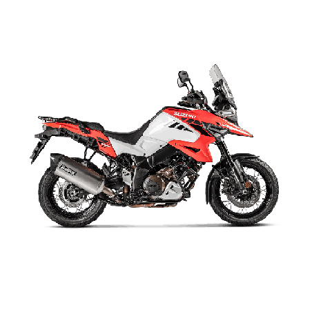 Akrapovic Silenziatore Omologato Carbonio Titanio per Suzuki V-STROM 1000 2015-2019