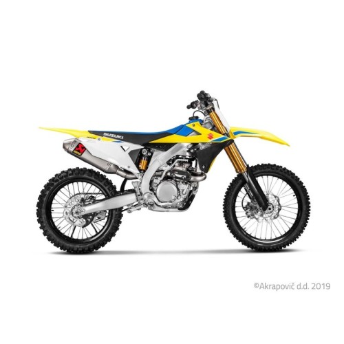 Akrapovic Scarico Completo Non omologato Titanio per Suzuki RM-Z 450 2018-2026