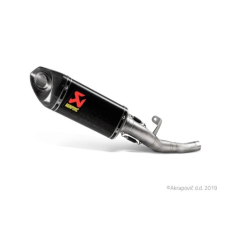 Akrapovic Silenziatore Non omologato Carbonio per Triumph STREET TRIPLE 765 S / R / RS 2017-2019