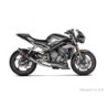 Akrapovic Silenziatore Non omologato Carbonio per Triumph STREET TRIPLE 765 S / R / RS 2017-2019