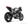 Akrapovic Silenziatore Non omologato Carbonio per Triumph STREET TRIPLE 765 S / R / RS 2017-2019