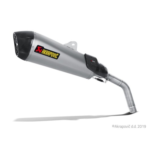 Akrapovic Silenziatore Omologato Carbonio Titanio per Triumph TIGER 800 XC / XR / XRx / XCx / XRT / XCA 2011-2015