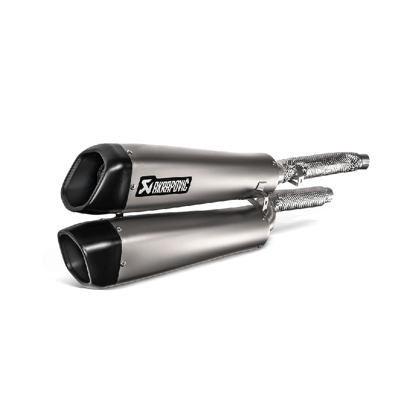 Akrapovic Scarico Omologato Carbonio Titanio per Triumph Scrambler 1200 2019-2020