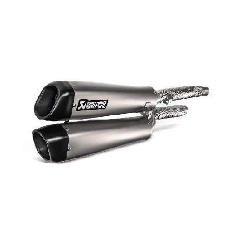 Akrapovic Scarico Omologato Carbonio Titanio per Triumph Scrambler 1200 2019-2020