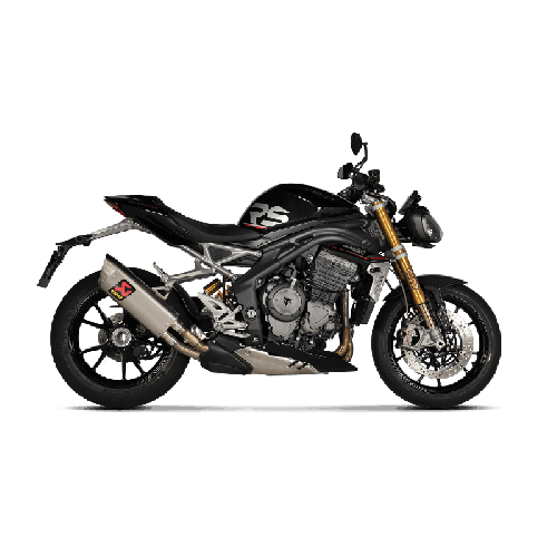 Akrapovic Slip-On Omologato Titanio per Triumph SPEED ​​TRIPLE 1200 RS / RR 2021-2024