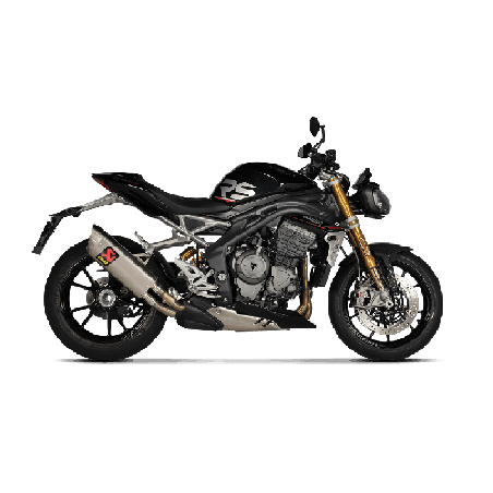Akrapovic Slip-On Omologato Titanio per Triumph SPEED ​​TRIPLE 1200 RS / RR 2021-2024