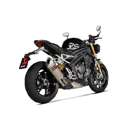 Akrapovic Slip-On Omologato Titanio per Triumph SPEED ​​TRIPLE 1200 RS / RR 2021-2024
