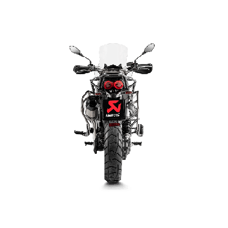 Akrapovic Slip-On Omologato Carbonio Titanio per Triumph V85TT 2019-2023