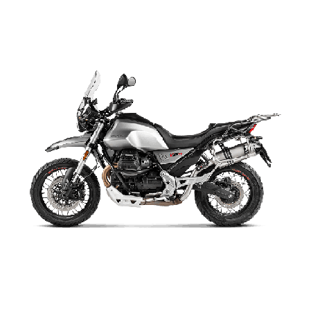 Akrapovic Slip-On Omologato Carbonio Titanio per Triumph V85TT 2019-2023