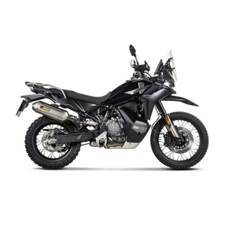 Akrapovic Slip-On Omologato Carbonio Titanio per Triumph 800MT-X 2025-2026