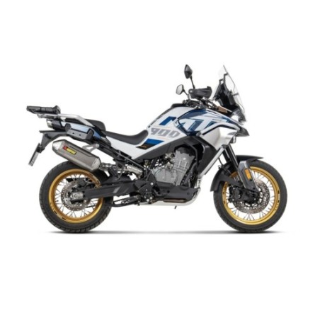 Akrapovic Slip-On Omologato Carbonio Titanio per Triumph 800MT 2024-2026