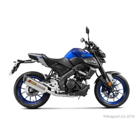 Akrapovic Scarico Completo Omologato Inox per Yamaha MT 125 2020