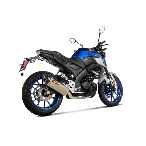 Akrapovic Scarico Completo Omologato Carbonio Titanio Inox per Yamaha MT 125 2021-2026