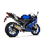 Akrapovic Scarico Completo Omologato Carbonio Titanio Inox per Yamaha MT 125 2021-2026