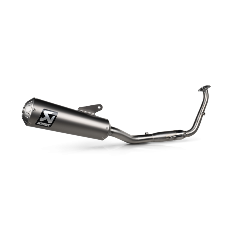 Akrapovic Scarico Completo Omologato Titanio Inox per Yamaha XSR 125 / XSR 125 LEGACY 2025-2026