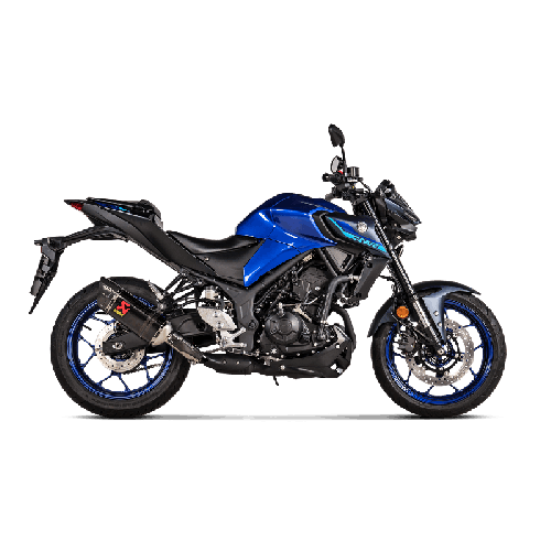 Akrapovic Slip-On Omologato Carbonio per Yamaha YZF-R / YZF-R3 YZF R-3 2025 / 2022-2026