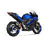 Akrapovic Slip-On Non omologato Titanio per Yamaha YZF-R / YZF-R3 YZF R-3 2025 / 2022-2026