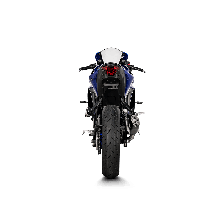 Akrapovic Slip-On Non omologato Titanio per Yamaha YZF-R / YZF-R3 YZF R-3 2025 / 2022-2026