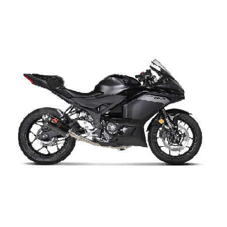Akrapovic Scarico Completo Non omologato Carbonio Inox per Yamaha YZF-R / YZF-R3 2025 / 2025-2026