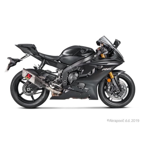 Akrapovic Silenziatore Omologato per Yamaha YZF-R 6 2017-2024