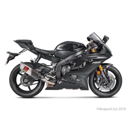 Akrapovic Silenziatore Omologato per Yamaha YZF-R 6 2017-2024
