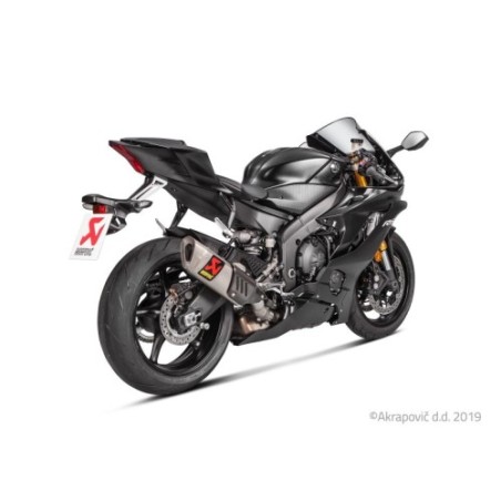 Akrapovic Silenziatore Omologato per Yamaha YZF-R 6 2017-2024