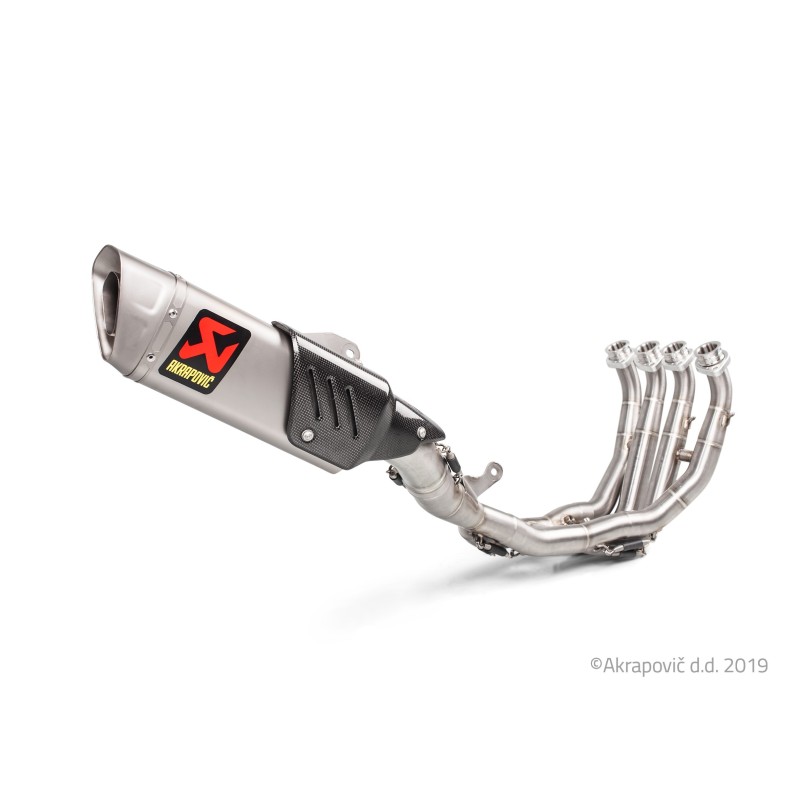 Akrapovic Scarico Completo Non omologato Titanio per Yamaha YZF-R 6 2008-2026